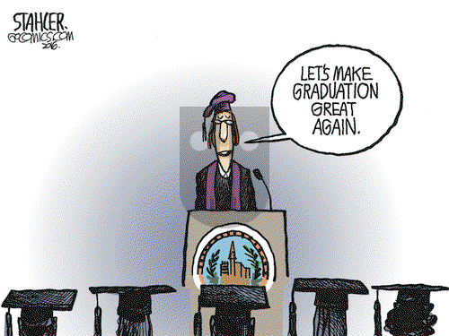 Jeff Stahler on Wednesday May 11, 2016 Comic Strip