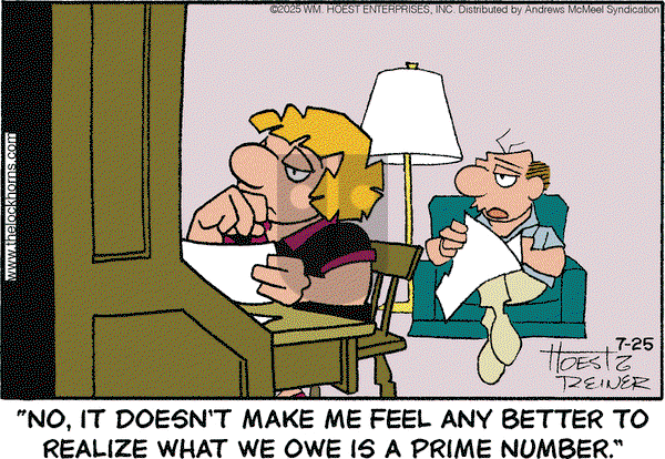 The Lockhorns on Friday July 25, 2025 Comic Strip