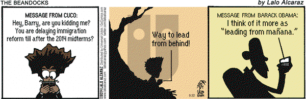 La Cucaracha on Monday September 22, 2014 Comic Strip