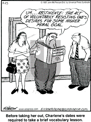 Close to Home - Friday April 25, 1997 Comic Strip