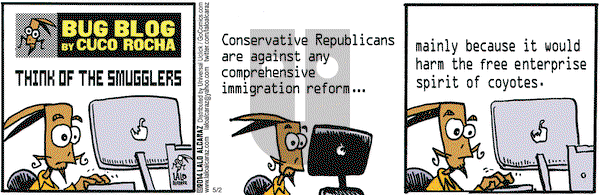 La Cucaracha on Friday May 2, 2014 Comic Strip