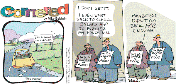 Cornered - Sunday July 15, 2012 Comic Strip