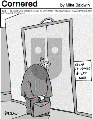 Cornered on Tuesday June 3, 2008 Comic Strip