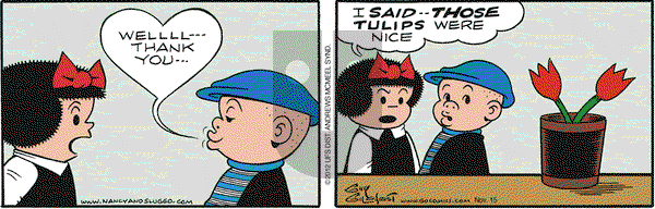 Nancy on Wednesday November 15, 2017 Comic Strip