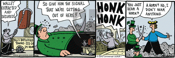 Overboard on Monday December 2, 2013 Comic Strip