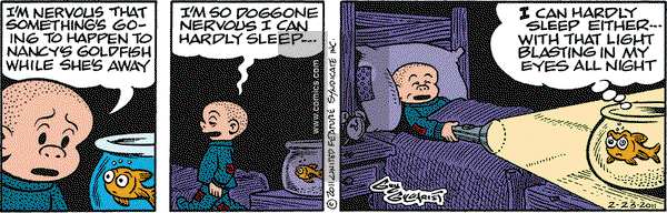 Nancy on Wednesday February 23, 2011 Comic Strip