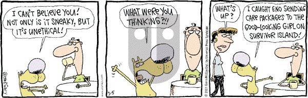 The Duplex on Monday March 5, 2001 Comic Strip