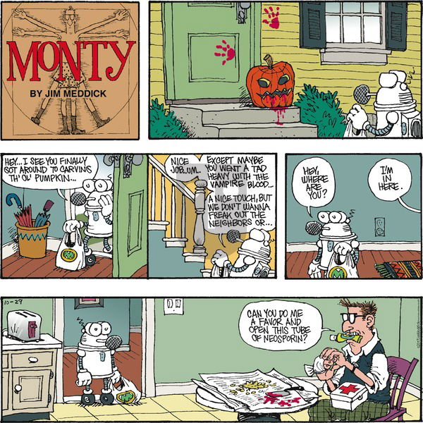 Monty on Sunday October 29, 2017 Comic Strip