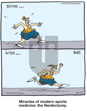 In the Bleachers - Thursday October 25, 2007 Comic Strip