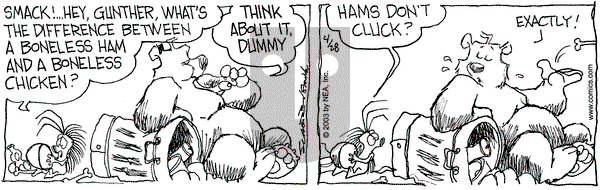 The Grizzwells on Monday April 28, 2003 Comic Strip