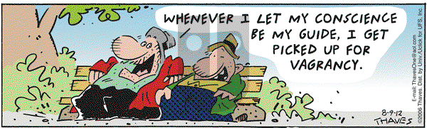 Frank and Ernest on Thursday August 9, 2012 Comic Strip