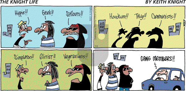The Knight Life - Sunday July 3, 2011 Comic Strip
