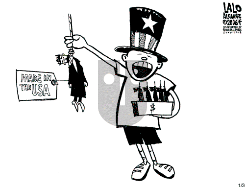 Lalo Alcaraz on Wednesday January 3, 2007 Comic Strip