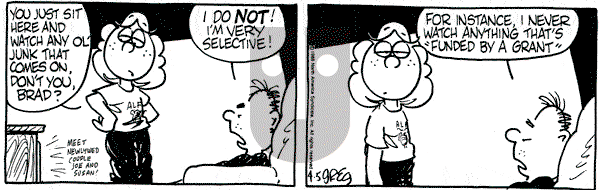 Luann on Monday February 24, 1992 Comic Strip