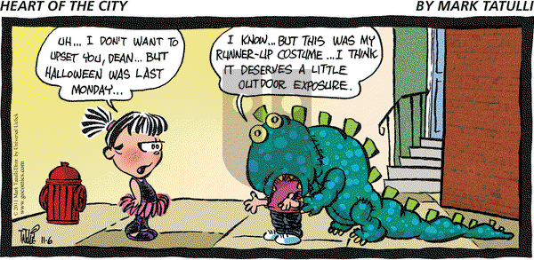 Heart of the City on Sunday November 6, 2011 Comic Strip