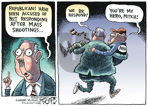 Rob Rogers on Thursday August 8, 2019 Comic Strip