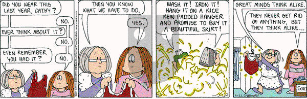 Cathy Classics on Saturday October 20, 2012 Comic Strip