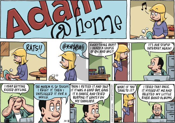 Adam@Home on Sunday October 2, 2016 Comic Strip