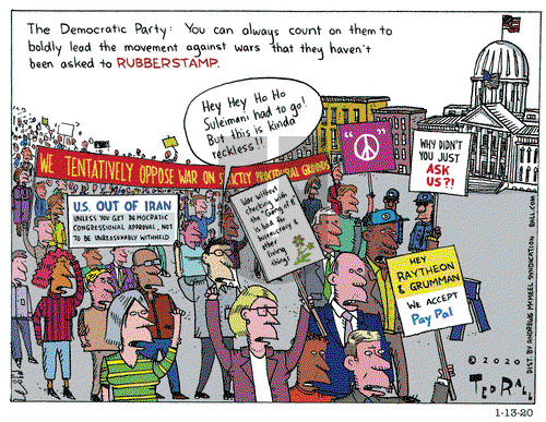 Ted Rall on Monday January 13, 2020 Comic Strip