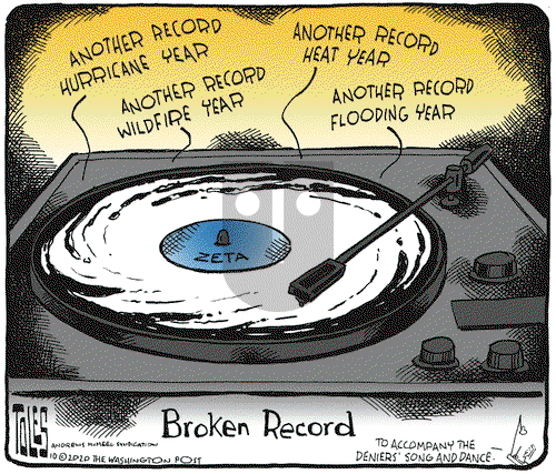 Tom Toles on Thursday October 29, 2020 Comic Strip