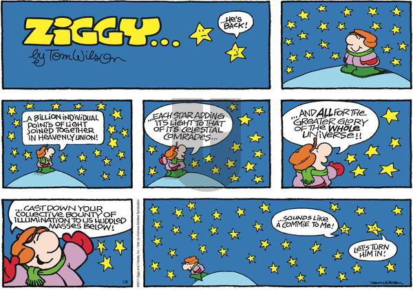 Ziggy on Sunday January 8, 2017 Comic Strip
