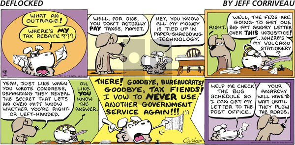 DeFlocked on Sunday March 29, 2009 Comic Strip