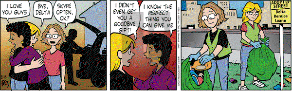 Luann on Saturday August 16, 2014 Comic Strip