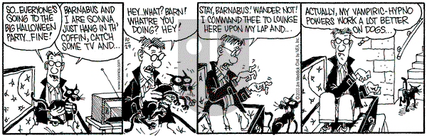 Monty on Wednesday October 29, 2003 Comic Strip