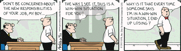The Born Loser on Monday September 23, 2013 Comic Strip