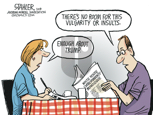 Jeff Stahler on Tuesday May 1, 2018 Comic Strip