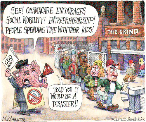 Matt Wuerker - Monday February 10, 2014 Comic Strip