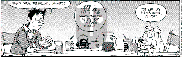 Get Fuzzy on Saturday May 4, 2002 Comic Strip