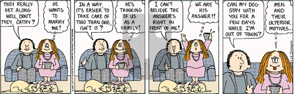 Cathy Classics - Wednesday February 28, 2001 Comic Strip