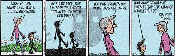 Grand Avenue on Thursday April 15, 2010 Comic Strip