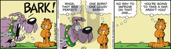 Garfield on Wednesday April 10, 2013 Comic Strip