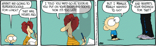The Buckets on Saturday March 8, 2014 Comic Strip