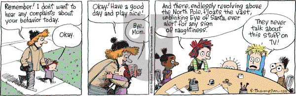 Cul de Sac on Tuesday December 8, 2015 Comic Strip