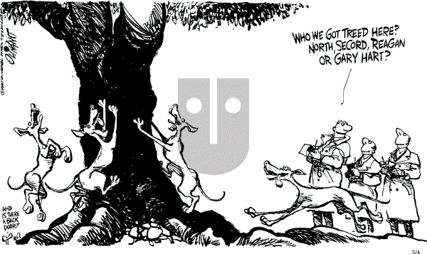 Pat Oliphant - Monday May 4, 1987 Comic Strip