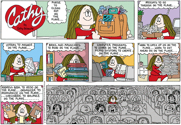 Cathy Classics - Sunday July 26, 1998 Comic Strip