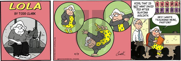Lola on Sunday September 3, 2017 Comic Strip