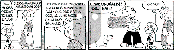 Drabble on Wednesday March 24, 1999 Comic Strip
