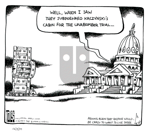 Tom Toles on Tuesday December 9, 1997 Comic Strip