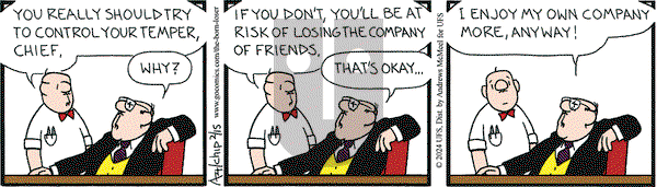 The Born Loser on Thursday February 15, 2024 Comic Strip