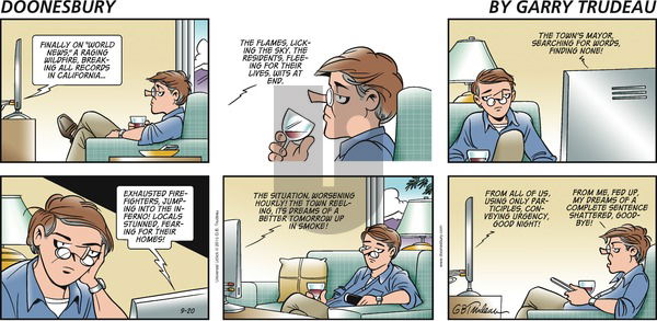 Doonesbury on Sunday September 20, 2015 Comic Strip