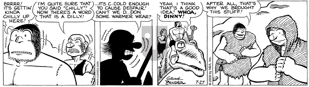 Alley Oop - Thursday July 27, 2000 Comic Strip