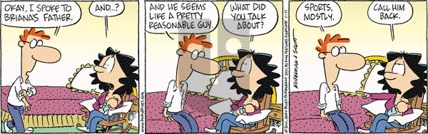 Baby Blues on Wednesday January 11, 2012 Comic Strip
