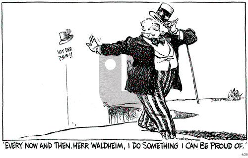 Pat Oliphant on Tuesday April 28, 1987 Comic Strip