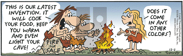 Frank and Ernest on Tuesday December 2, 2008 Comic Strip