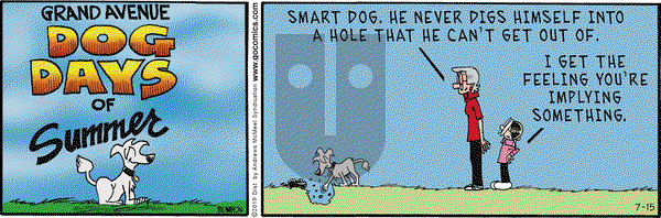 Grand Avenue on Monday July 15, 2019 Comic Strip