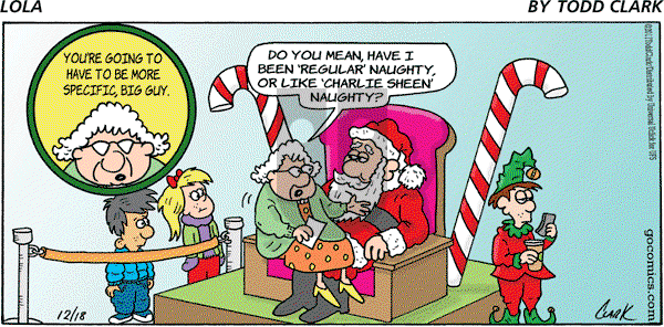 Lola - Sunday December 18, 2011 Comic Strip